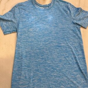 lululemon athletica Blue Heather Short Sleeve Tee